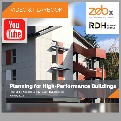 Playbook: Planning for High-Performance Buildings