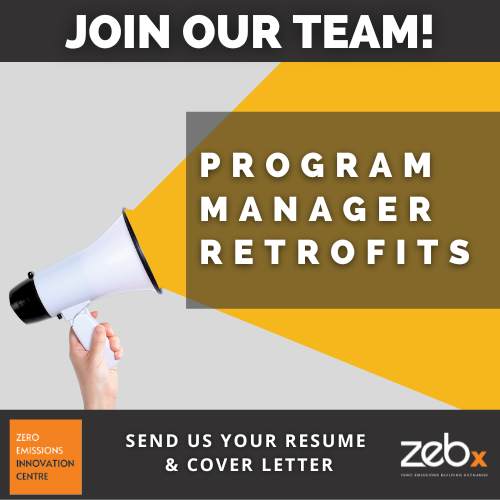 We're Hiring! ZEBx Program Manager, Retrofits