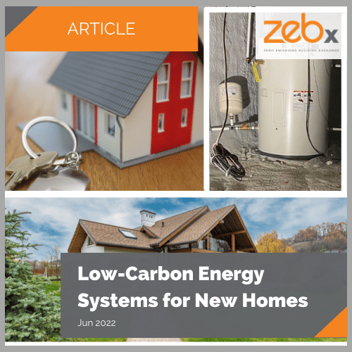 Low-Carbon Energy Systems for New Homes