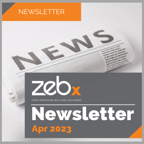 ZEBx Newsletter April 2023 Graphic