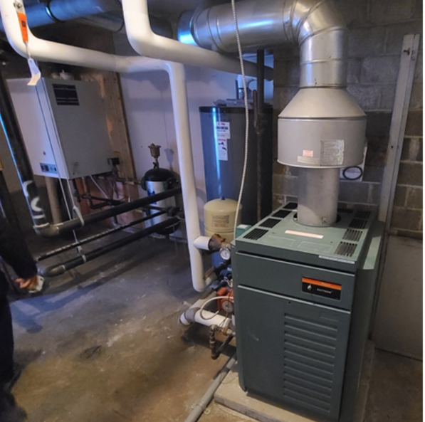 Crown Manor mechanical room